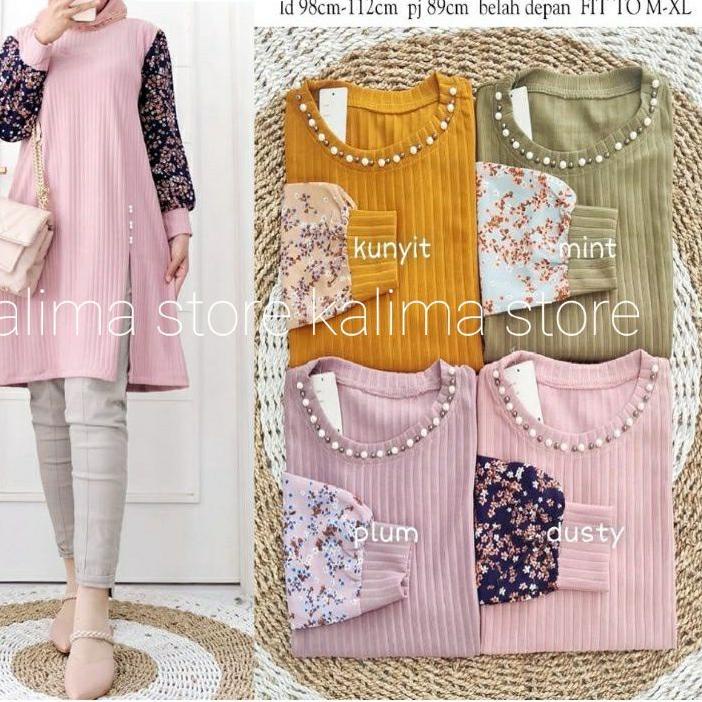 Model baru - tunik import 2022/baju tunik wanita aplikasi mutiara