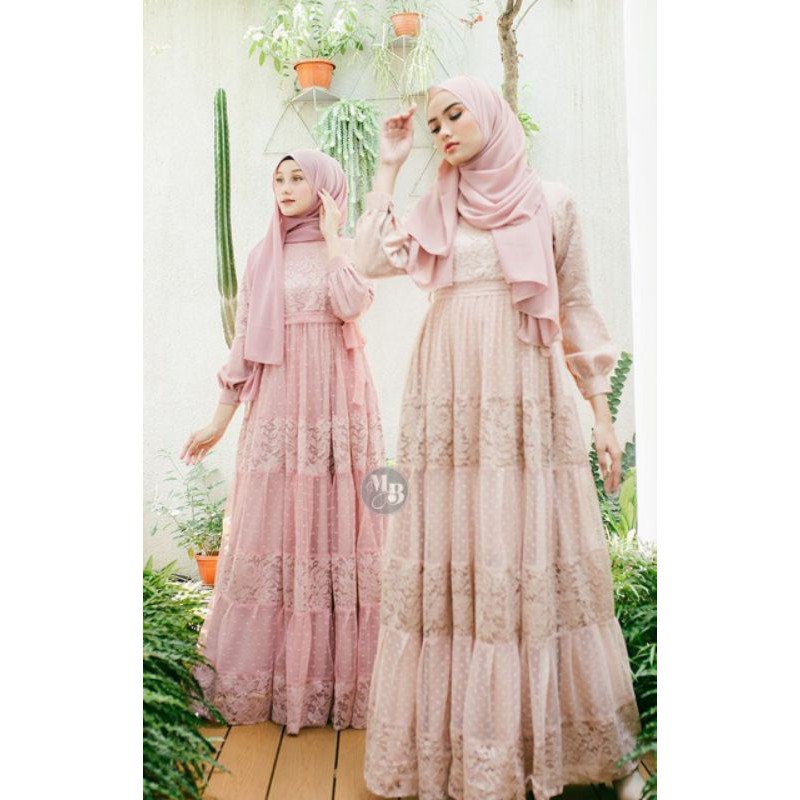 NADIRA DRESS ori MB best seller di shopee