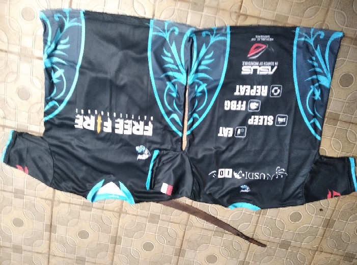 Jersy Geming Freefire Motif Batik Free Nicknam+logo