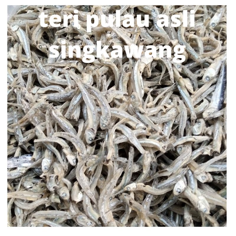 

ikan teri asli singkawang tidak asin ya...