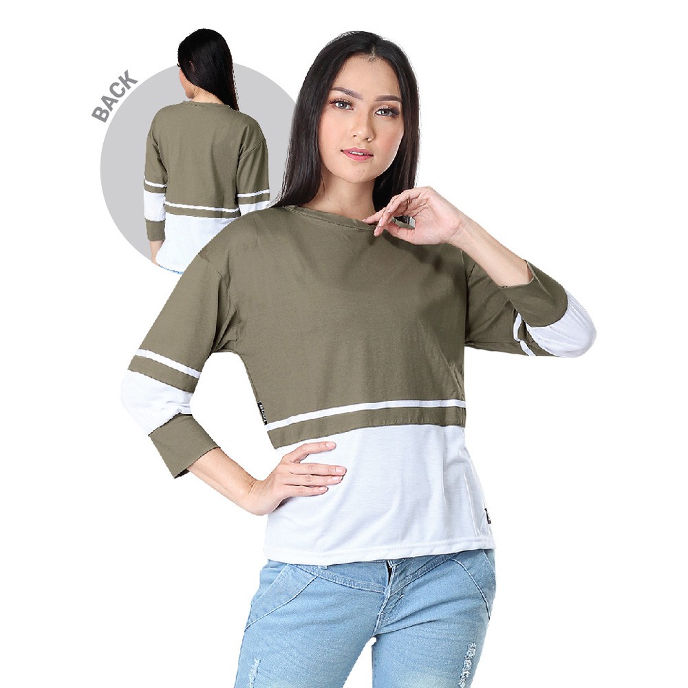 ATASAN WANITA KUZATURA KZR 198 KAOS WANITA KUZATURA KZR 198 BAJU WANITA KUZATURA KZR `198