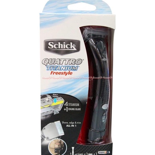 Schick Quattro Titanium Freestyle Pisau Cukur Shick Titanium