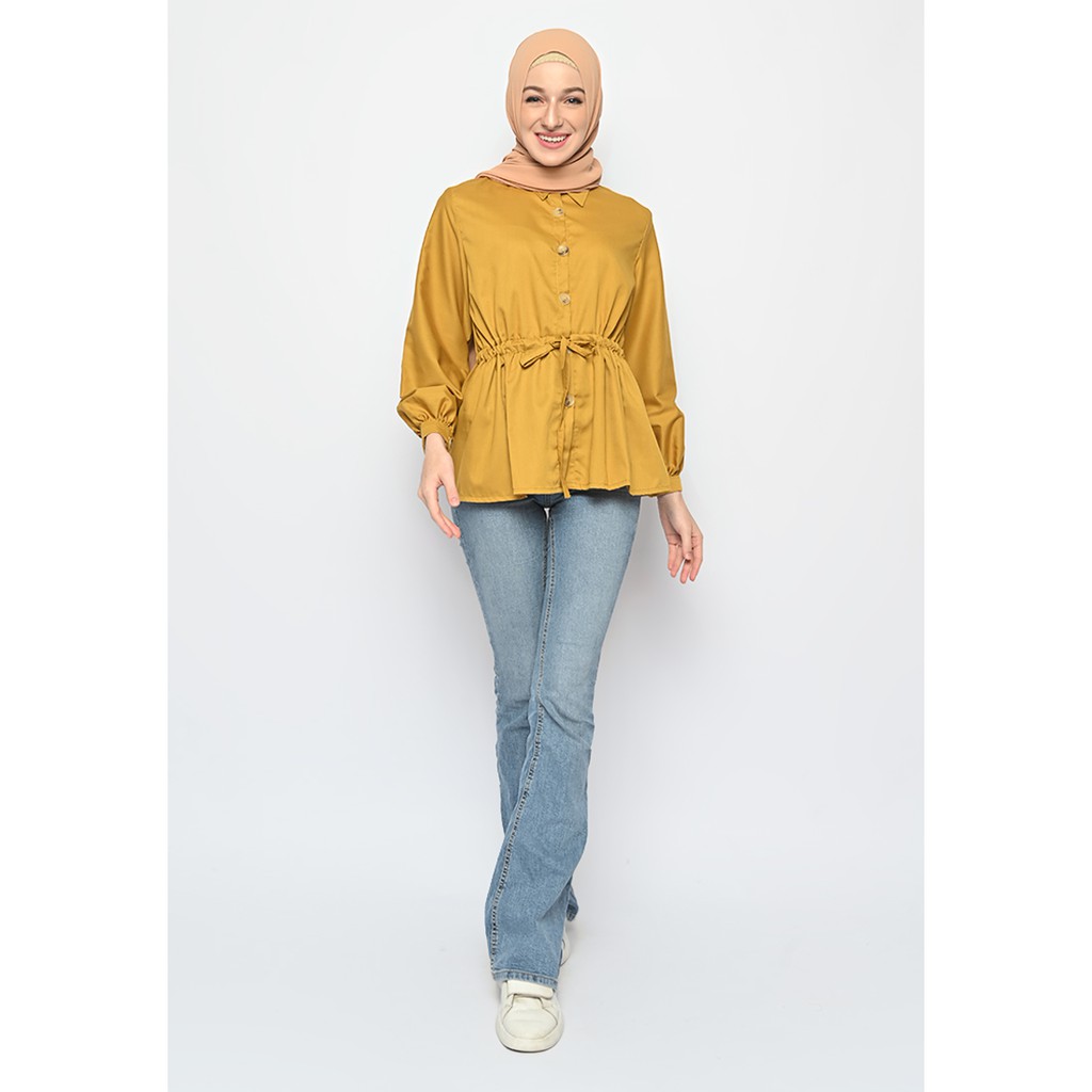 My Daily Hijab Zevana Top Mustard