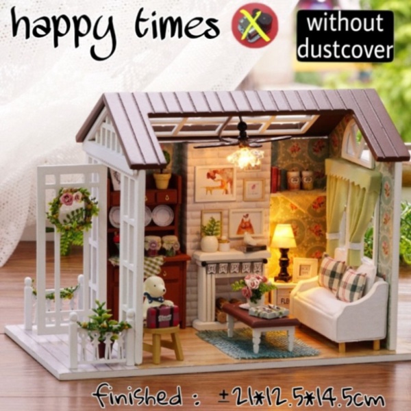 

Dijual DIY Do It Yourself 8008 Happy Times Dollhouse Kit Murah