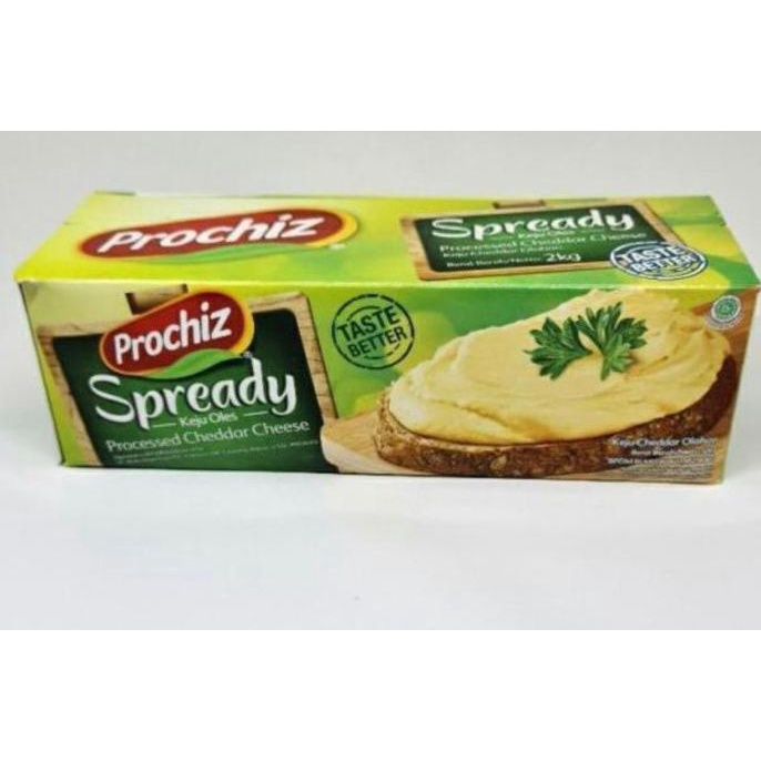 

(BISA COD) Keju PROCHIZ Spready 2 KG FREE ONGKIR Kode 1061