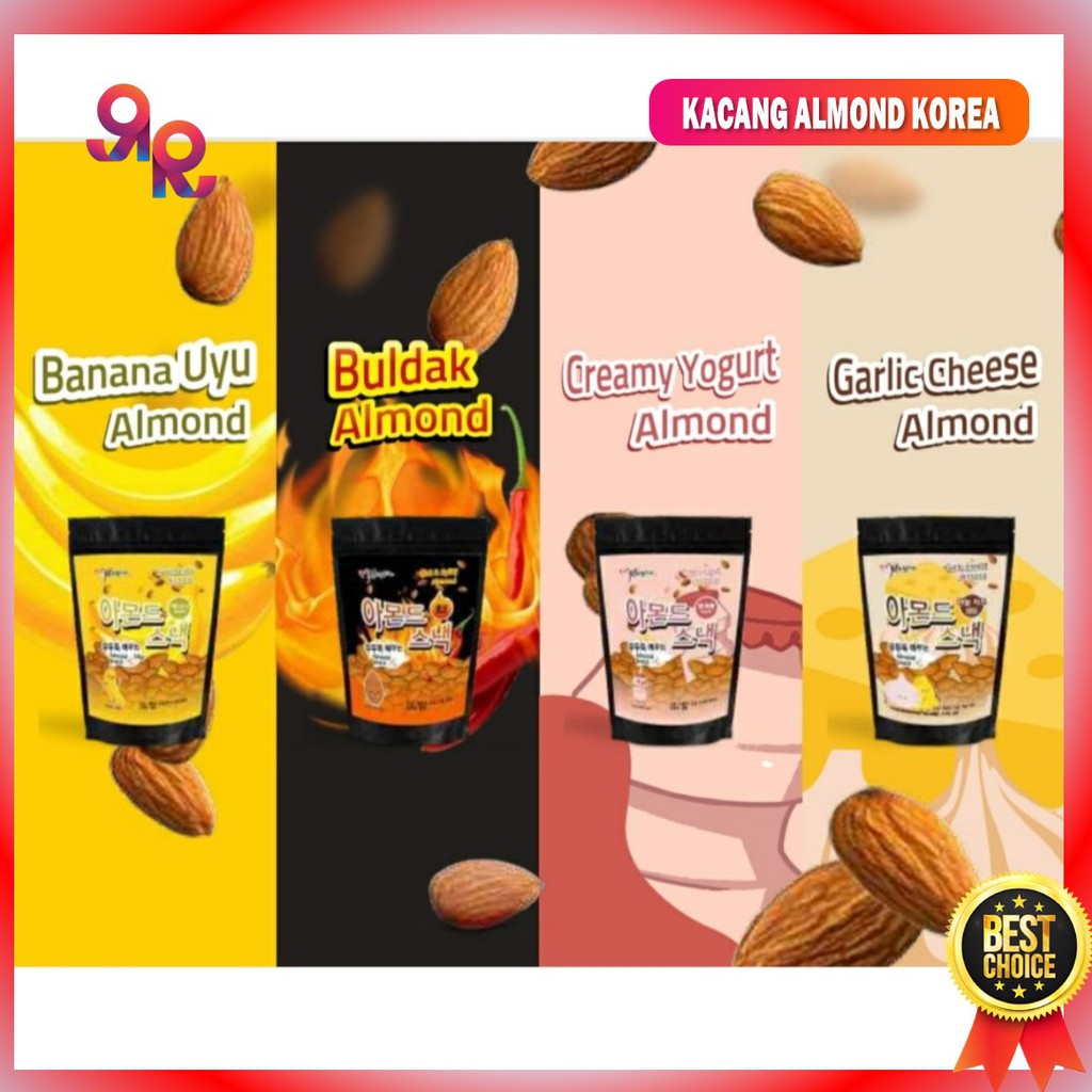 

Korean Roasted Almond Korea Kacang HALAL