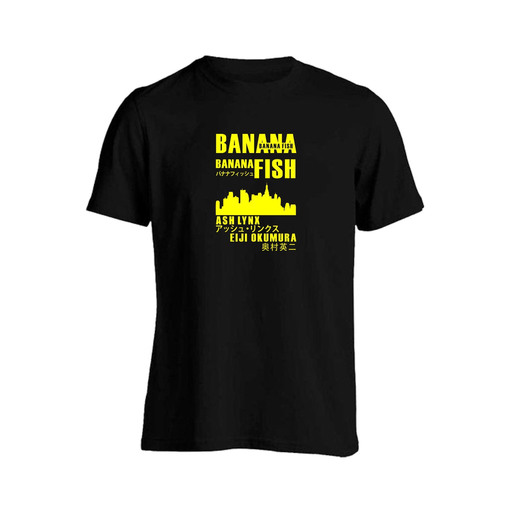 Kaos Anime Banana Fish Ash and Eiji
