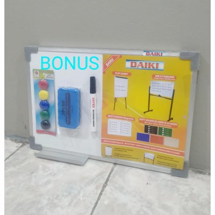 

HOTLIST Whiteboard / Papan tulis magnetic uk 30x45 cm