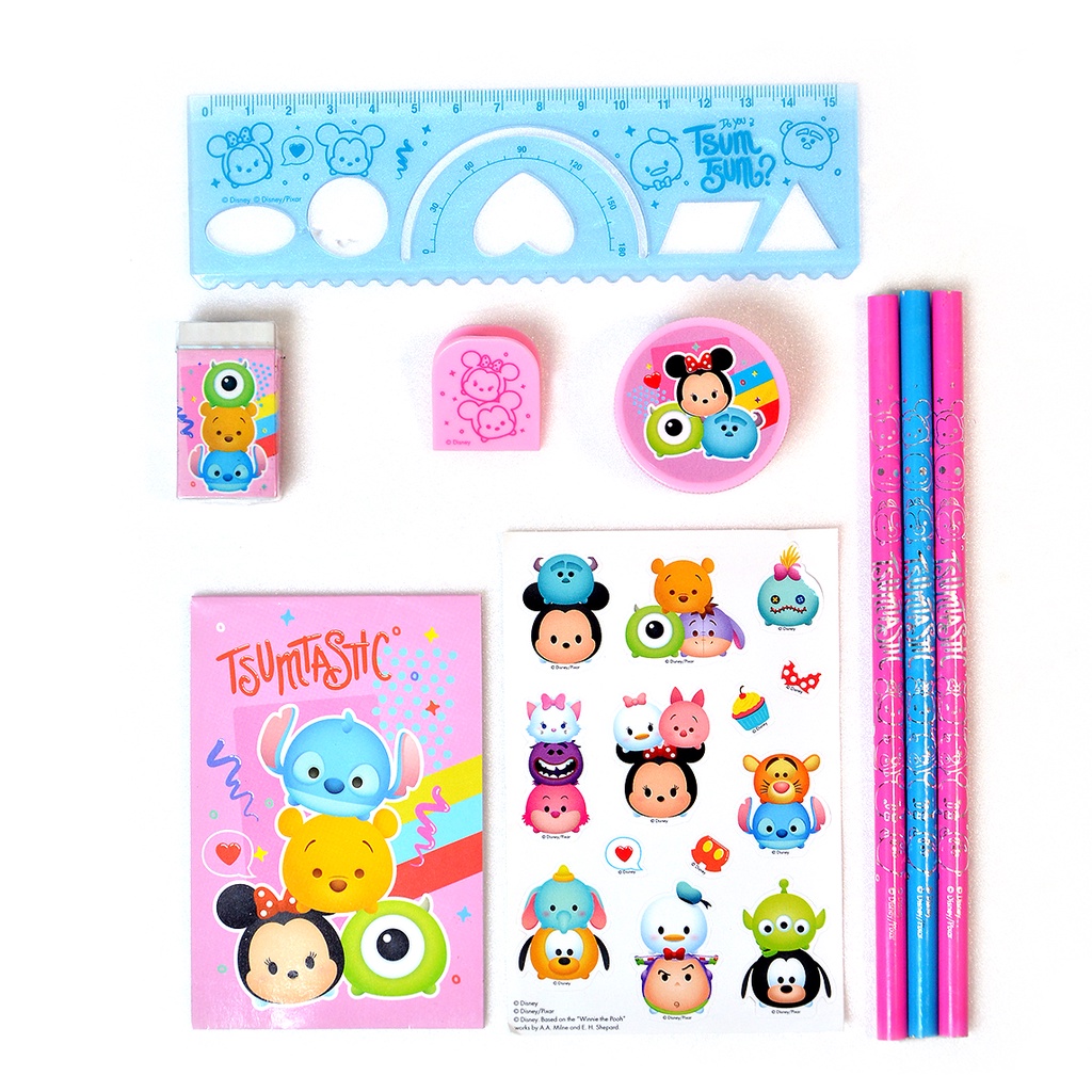 

DISNEY TSUM TSUM Paket Alat Tulis Anak Original Tastic Value Pack TS-TSST202