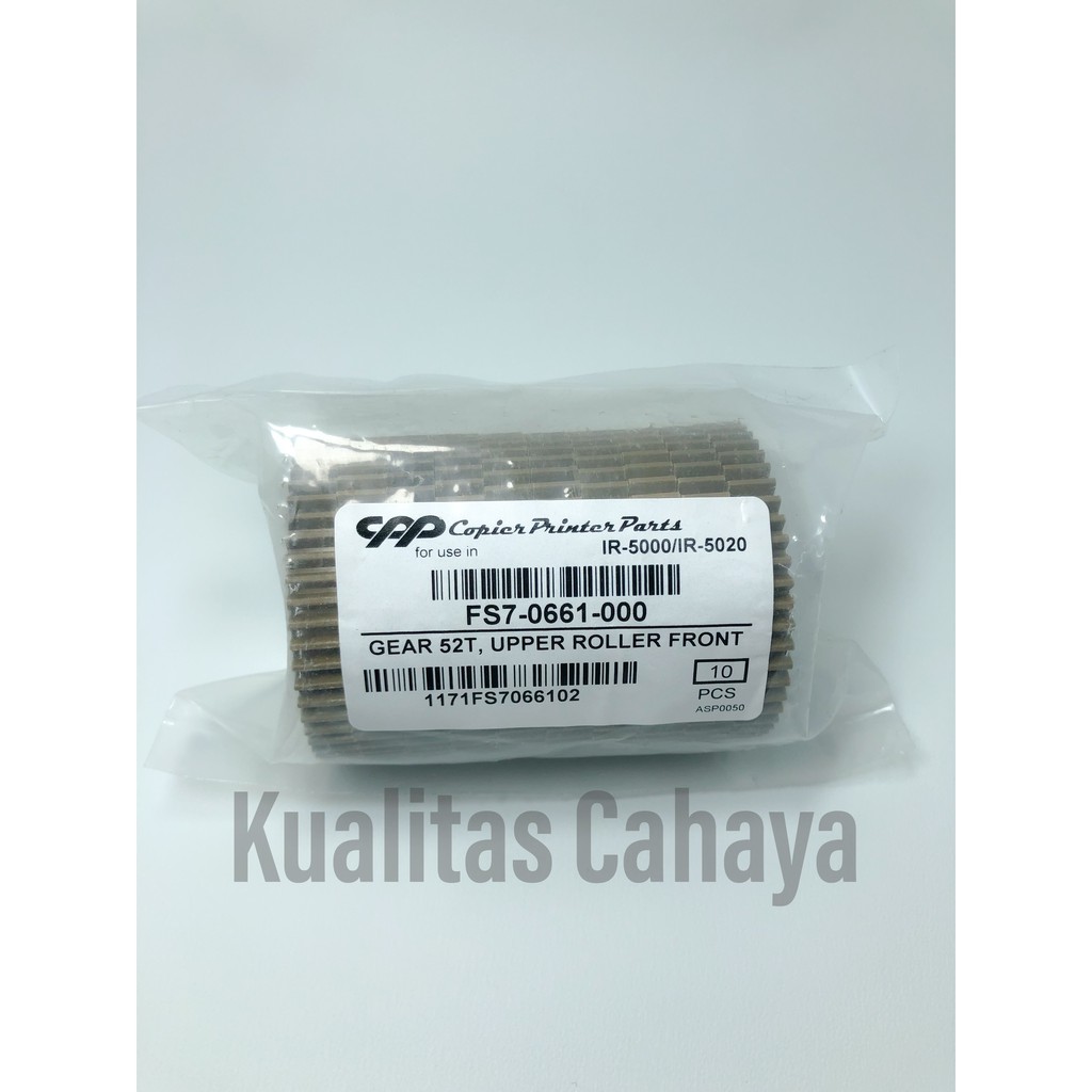 Gear 52T Mesin Fotokopi Canon IR 5000 FS7-0661-000 CPP