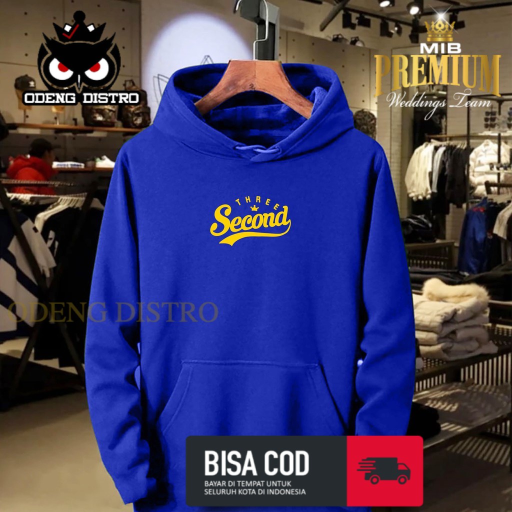 Hoodie Three Second YellowJaket Sweater Basebal Varsity Distro Keren Kekinian Termurah Bandung Origi