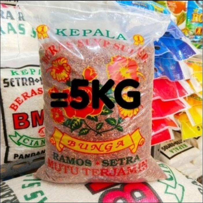 

BERAS MERAH PECAH KULIT SUPER QUALITY 5Kg.