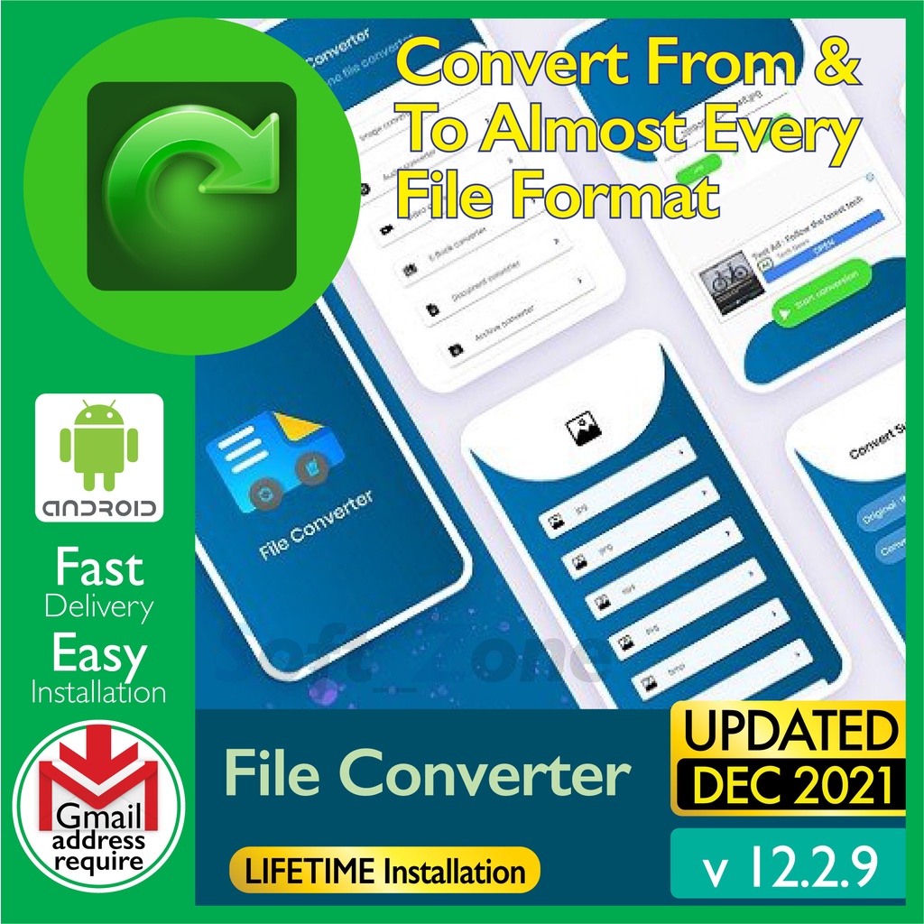 

Fl Cnvrtr v12.2.9 - Cnvrt Frm & T Almst Evry Fl Frmt [SmrtPhn - Andrd] - Dgtl Dwnld