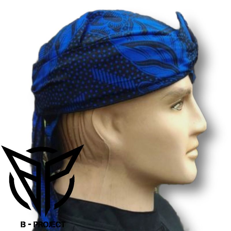 iket parekos praktis permanen - iket baduy - motif batik baduy - iket sunda - bendo - udeng permanen