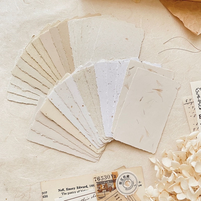 

Cikitacikii Handmade Paper Pack 30 pcs Bussines Card A7