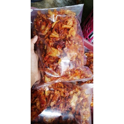 

Keripik singkong pedas bumbu basah cabe asli berat 500gr