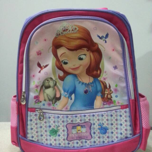 Tas ransel anak SD Sofia the first import