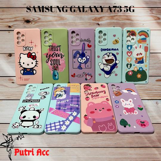 SAMSUNG GALAXY A73 5G SOFTCASE MOTIF SILICONE SAMSUNG GALAXY A73 5G