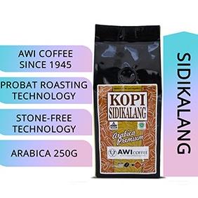 

[ COD ] Awi Coffee Kopi Sidikalang Arabica Premium 250gr BIJI |Roasted Coffee CUCI GUDANG Kode 192
