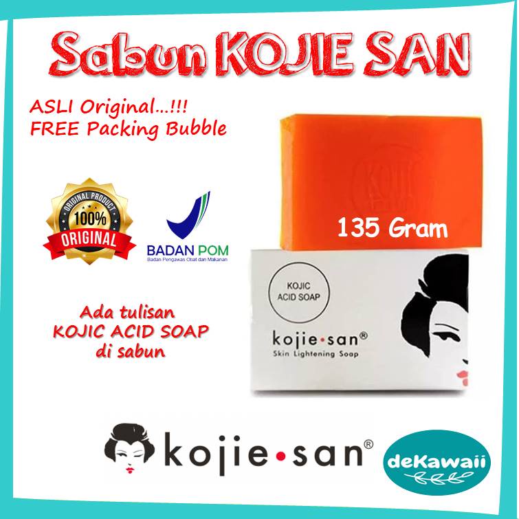 Kojie San Kojisan KOJIESAN Sabun Pemutih Kojic Acid Soap 135 Gram - ASLI ORIGINAL