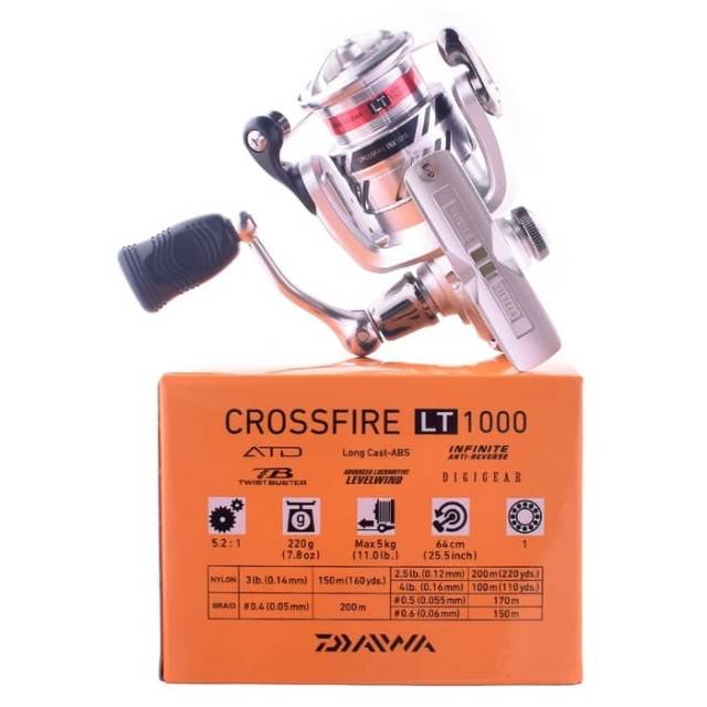Reel Spinning DAIWA CROSSFIRE LT 1000