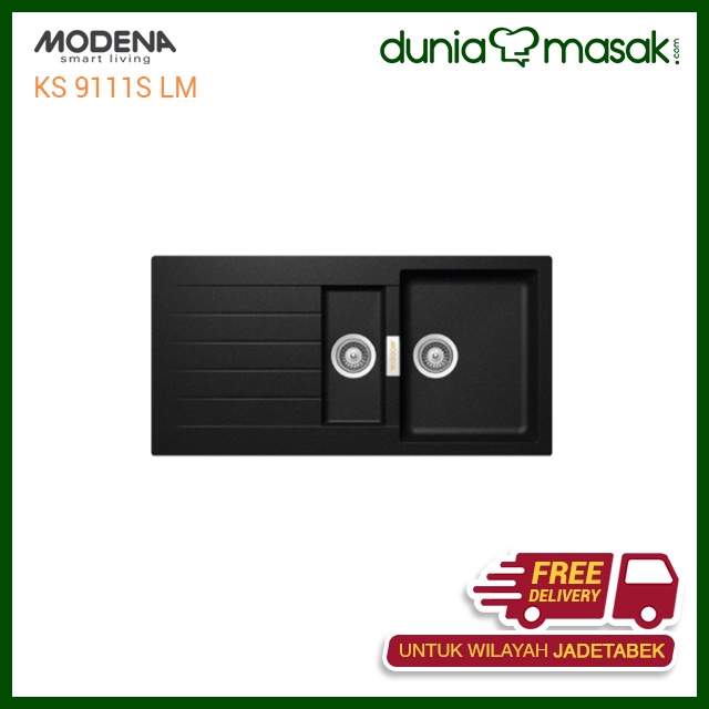 Kitchen Sink Granit Cristadur Modena MAGGIORE KS 9111S LM Tempat Cuci Piring