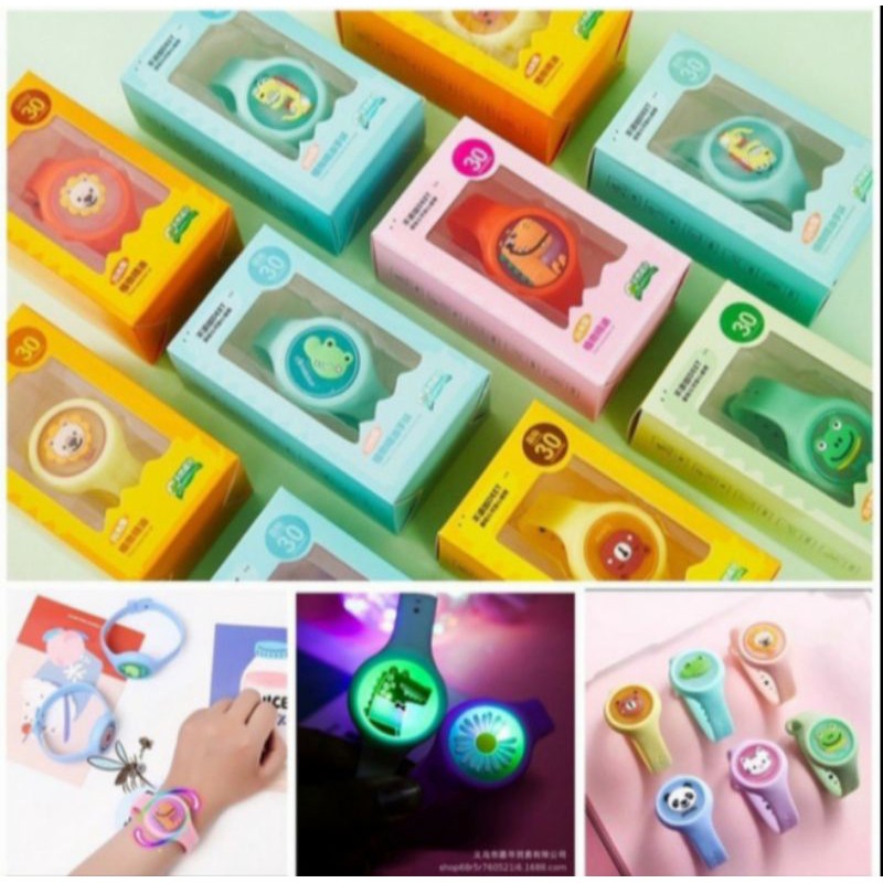 Gelang anak anti nyamuk led