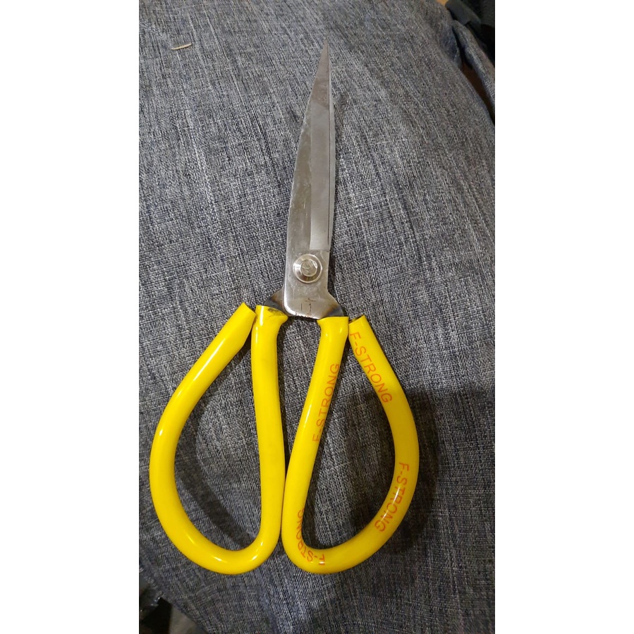 Gunting Kodok FS L1 220mm Kuning - Gunting Kain - Gunting Serbaguna