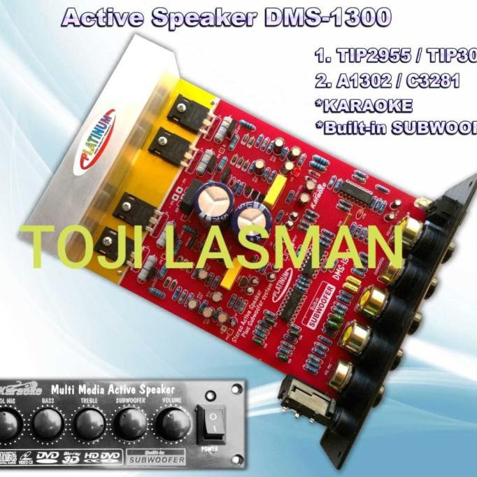 kit pcb speaker aktif dms 1300 platinum stereo mic