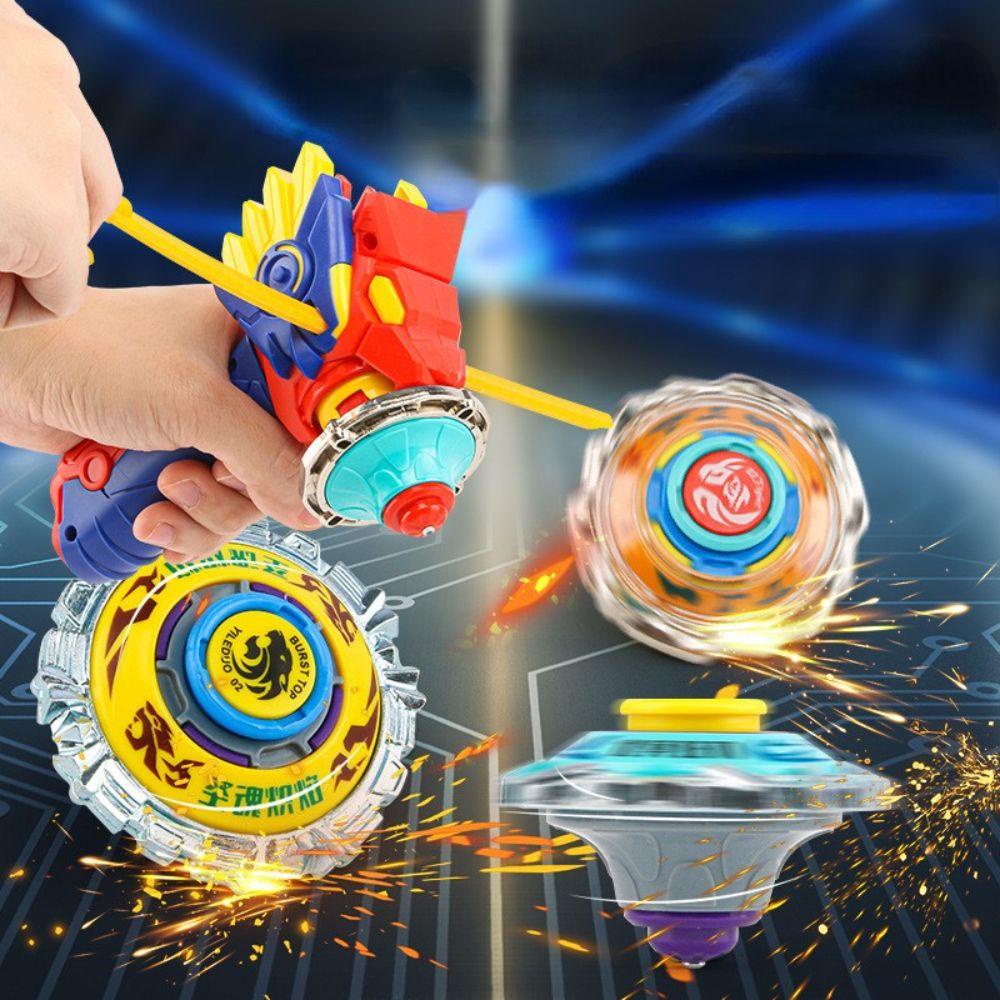 [Elegan] Battle Gyro Dengan Peluncur Tarik Baru Whirlwind Beyblade Transmitter Mainan Anak