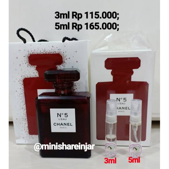 Chanel  NO.5 L'EAU EDT (share 3ml)