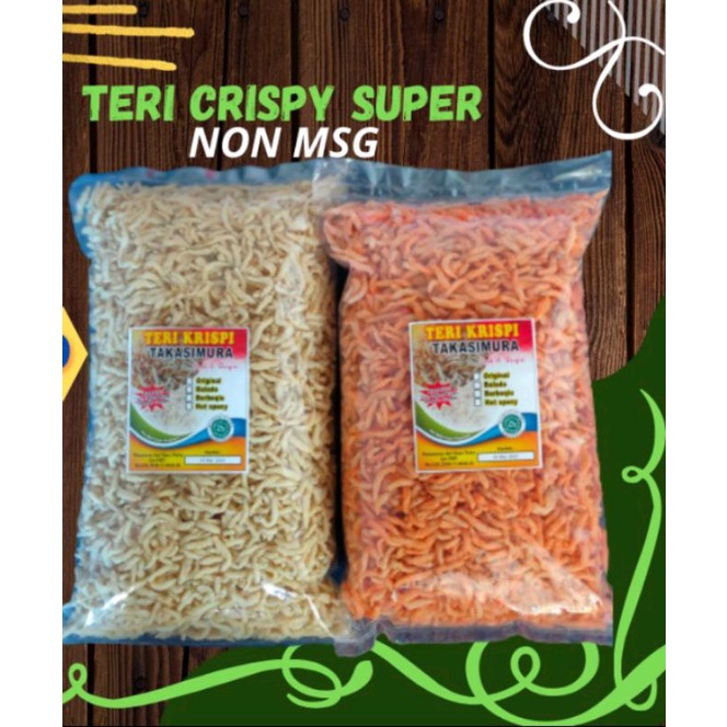 kripik khas madura rasa ikan teri