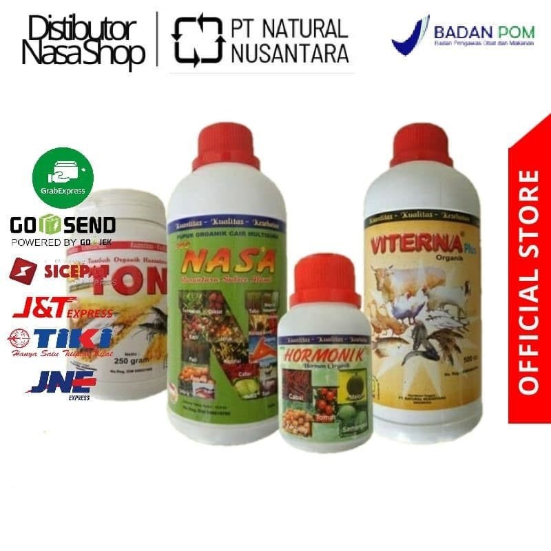 Paket Vitamin Ikan Lele /Udang Organik Nasa (POC-TON-VITERNA-HORMONIK)