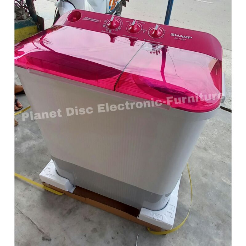 Mesin Cuci Sharp 2 tabung 7,5kg 75NT Sharp Washing Machine