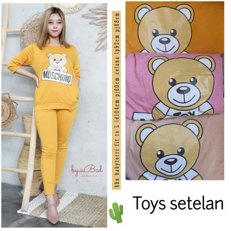 toys setelan celana wanita sporty babyterri