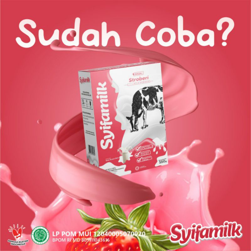 

Susu Sapi Syifamilk Stroberi 550 gram