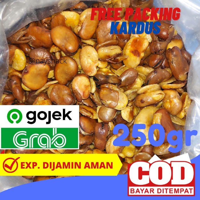 

Kacang Koro Kulit Jaipong Kiloan Snack Cemilan Asin Gurih Isi 250 Gram