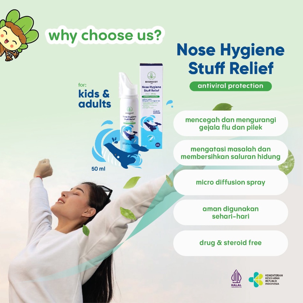 Bigroot nasal spray baby dan dewasa