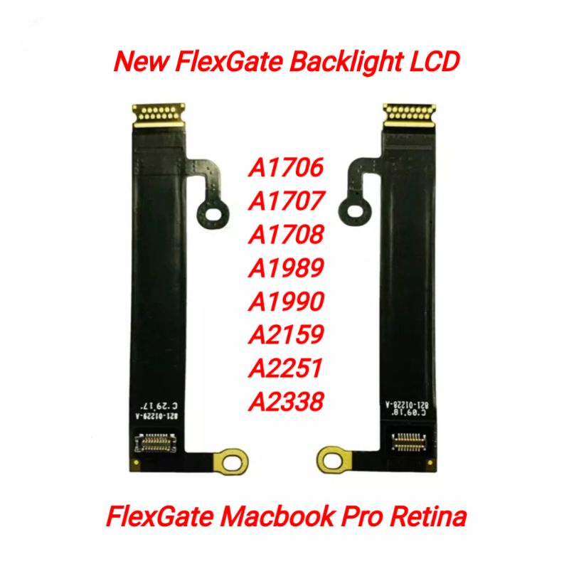 New Flex Backlight LCD / Flex Gate Macbook Pro Retina A1706 A1707 A1708 Flexgate LCD