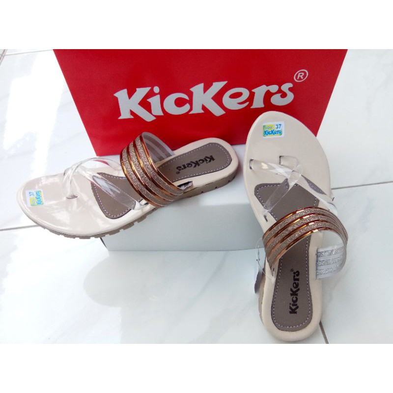 KICKERS SANDAL WANITA JAPIT KACA