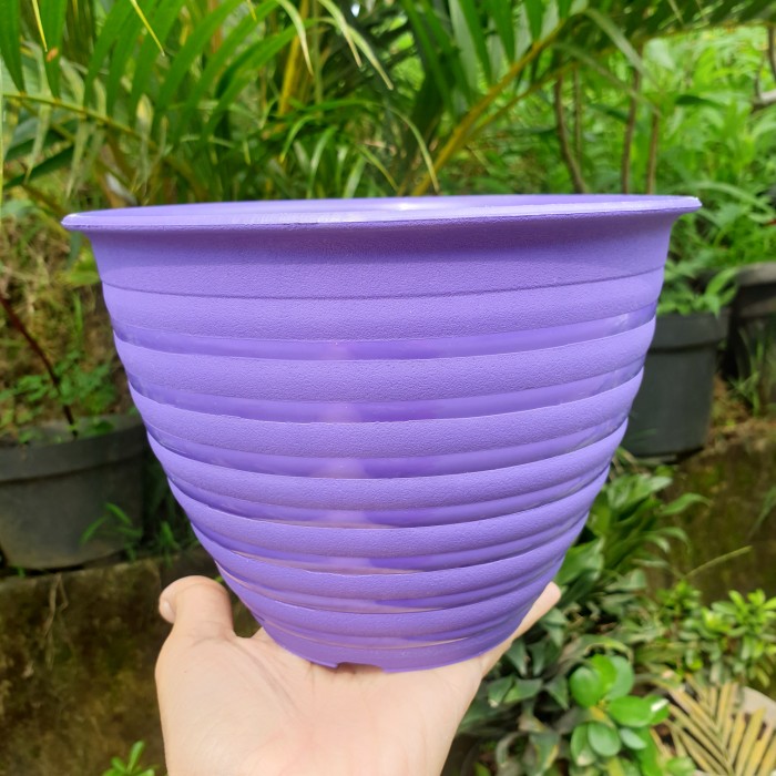 SUPER TAWON ST18 : pot model tawon 18cm putih dan warna warni bagus murah