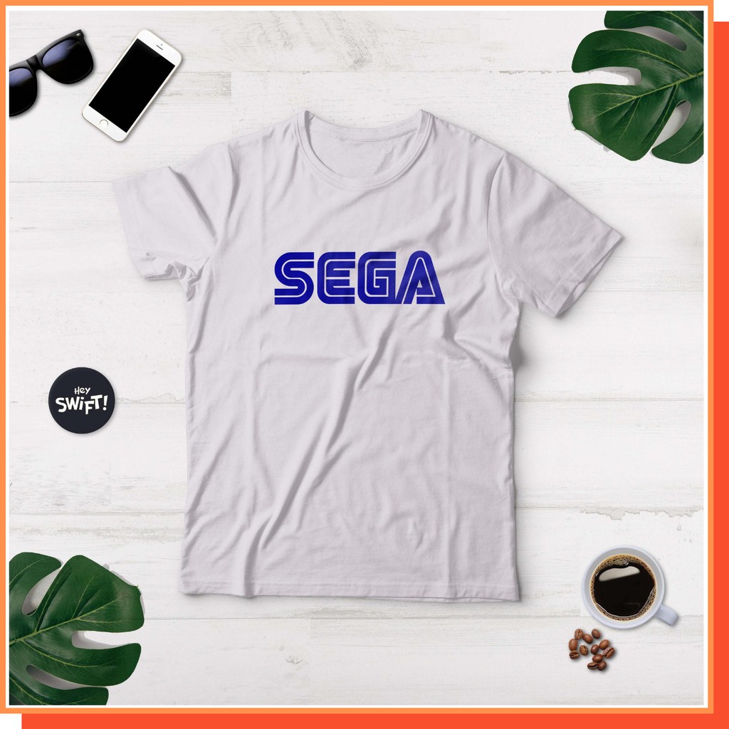 Kaos T-Shirt SEGA LOGO CONSOLE GAME Cotton Combed 30S Standar Distro