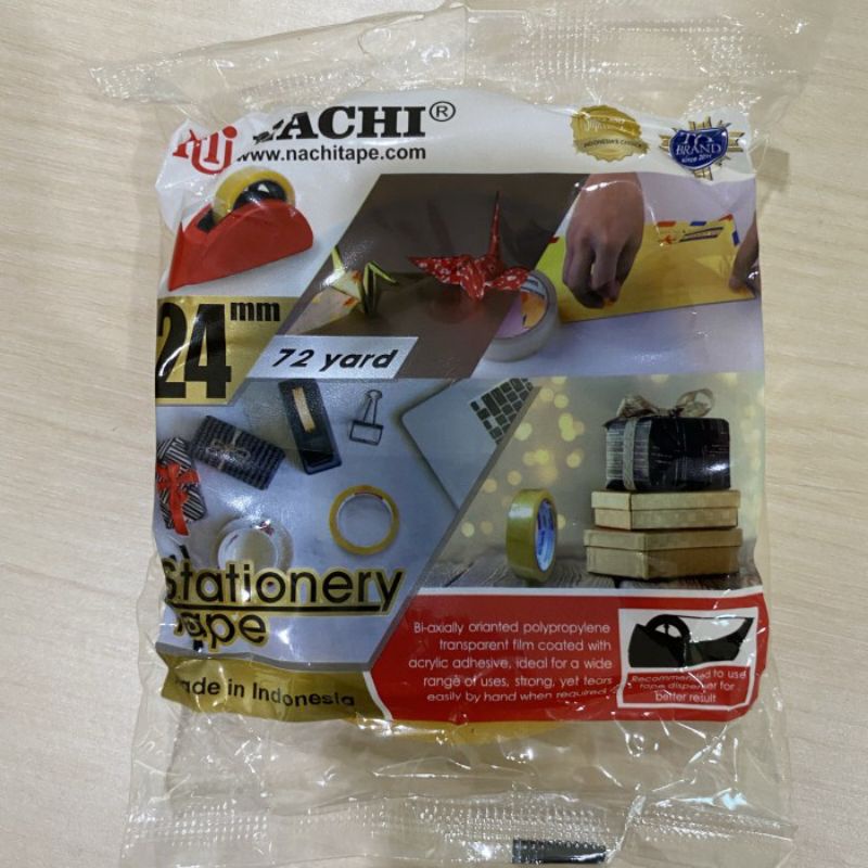 

Nachi Stationery Tape 1 inch/24 x 72 yard