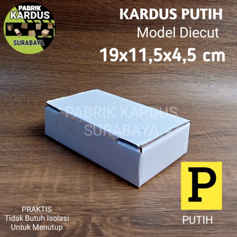 

KARDUS P PUTIH 19x11.5x4.5cm KARTON BOX KOTAK HP AKSESORIS PACKING