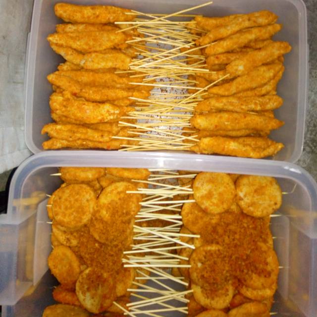 

Batagor, bakso, sosis, nugget, otak otak