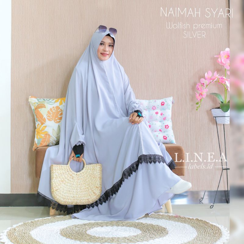 Naimah syari gamis promo stok terbatas