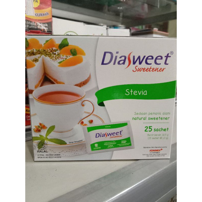 

Diasweet Sweetener Stevia 25's