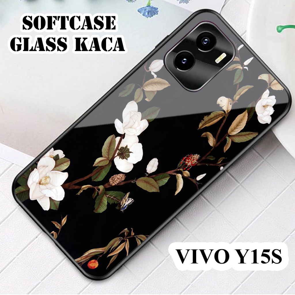 Softcase Glass Kaca VIVO Y15 S - Casing HP VIVO Y15 S[ S28].