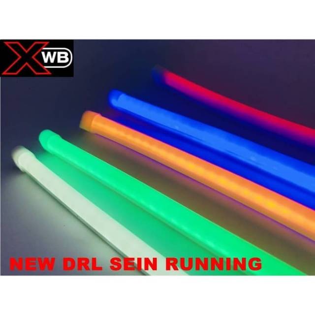 lampu led alis 30cm sein running drl fleksibel motor mobil kualitas bagus model lexus