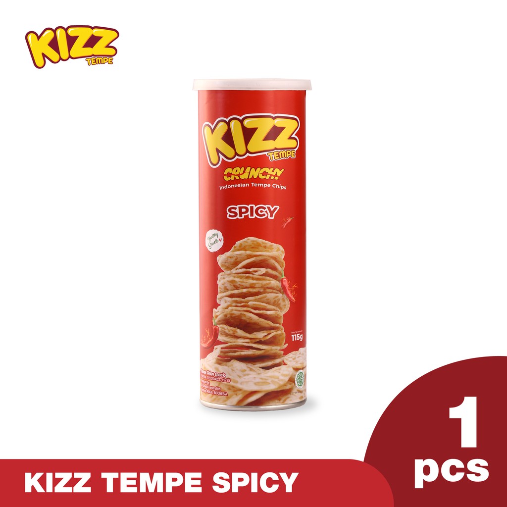 

Kizz Tempe Keripik Tempe Kizz Crunchy Snack Enak Rasa Spicy